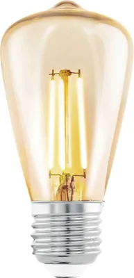 Produktbild von Eglo LED Leuchtmittel ST48 E27 Edisonform 4 W warmweiß amber
