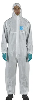 Obrázek produktu pro Ansell AlphaTec 1500, model 111, jednorázový ochranný overal s kapucí, chemická ochrana