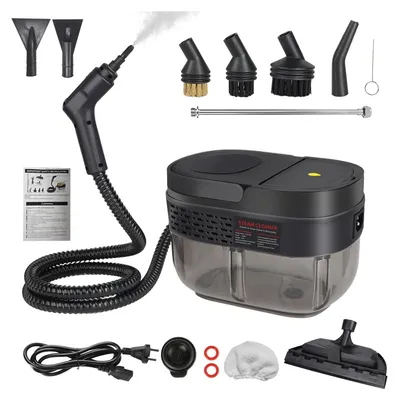 Obrázek produktu pro Ruční parní čistič - 2500W - Vysokotlakový (3 bar) - Nádrž 1600 ml - Doba ohřevu 15 sekund - 220V, zástrčka EU - Barva: modrá
