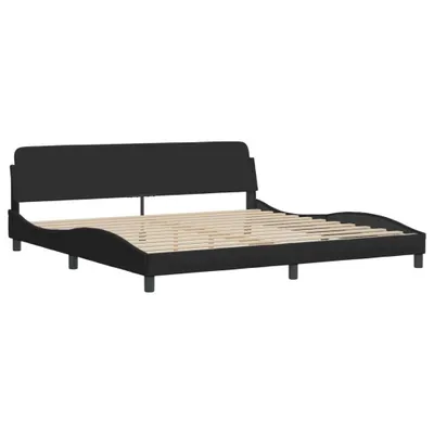 Obrázok produktu pre Rám postele Dover čierny 200x200 cm látka