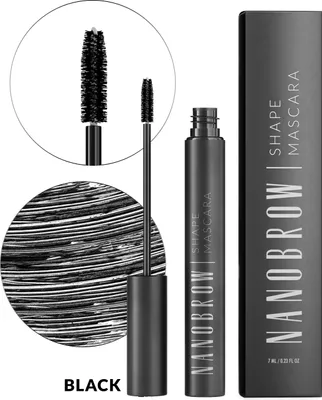 Produktbild von Augenbrauen-Mascara Schwarz Nanobrow Shape Mascara Black