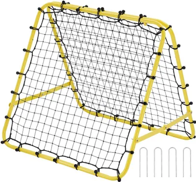 Produktbild von Tragbarer Fußball-Rebounder - Kick-Back Fußballtrainer 40x35x37 Zoll - Effizientes Training für Fußballspieler - Zubehör für das Fußballtraining