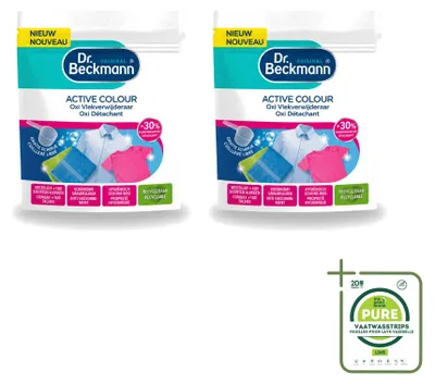 Produktbild von 2 x Dr. Beckmann Active Colour Oxi Fleckentferner - 400 g - Großpackung - 2 Stücke