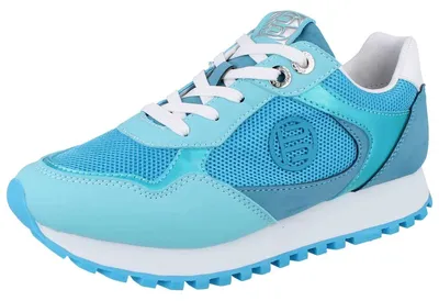 Produktbild von BAGATT Damen Sneaker blau Mesh Kunstleder - Größe: 40