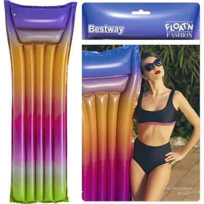 Image de Bestway 44041 Bain de soleil gonflable arc-en-ciel 183 cm x 69cm