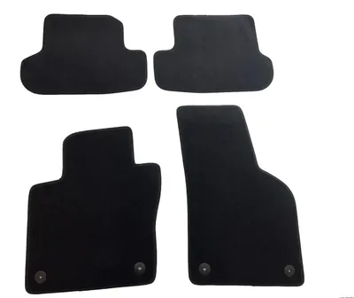 Zdjęcie produktu dla Dywaniki podłogowe do VW Beetle Cabrio, welurowe, czarne, tekstylne
