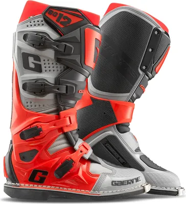 Zdjęcie produktu dla Buty motocrossowe Gaerne SG-12, szare/czarne/pomarańczowe, rozmiar 43