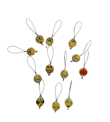 Produktbild von Knit Pro Maschenmarkierer Smileys 12 Stück