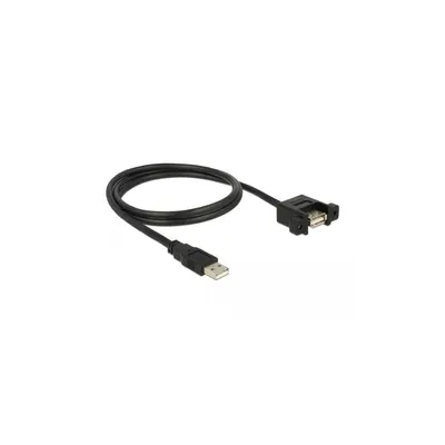 Produktbild von DeLOCK 1m 2xUSB2.0-A, 1 m, USB A, USB A, USB 2.0, Männlich/Weiblich, Schwarz