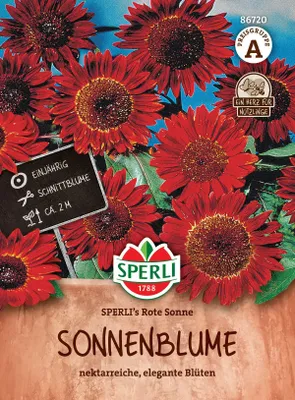 Produktbild von SPERLI Sonnenblumensamen Rote Sonne Helianthus annuus 30 Pflanzen