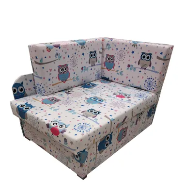 Produktbild von Kinderecksofa KUBUŚ ausklappbar, mit Eulenmotiv
