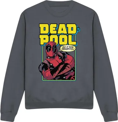 Obrázek produktu pro Deadpool - "Do It For Deadpool" Sweatshirt für Herren/Damen Uni TV14917 (S) (šedá)