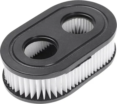 A product shot of an air filter on a white background.