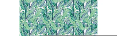 Produktbild von Coloray Fototapete 416x254 cm An Einer Wand Latex Latextapete - Aqua Bananenblatt