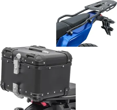 Zdjęcie produktu dla Zestaw topcase + bagażnik do Yamaha Tenere 700 / Rally 19-25 czarny X