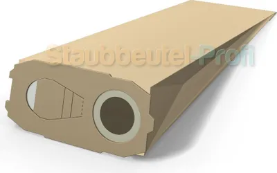 A single vacuum cleaner bag is shown against a white background.