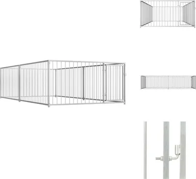 Obrázok produktu pre vidaXL Vonkajšia búda pre psov 200×400×100 cm - Búdy a výbehy pre psov