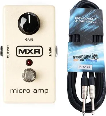 Image de MXR Pédale d'effet M133 Micro Amp Booster avec câble