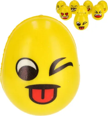 Obrázek produktu pro Antistresový míček Eggs Emotions 6cm Mega Creative