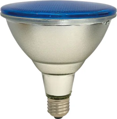 Produktbild von LED Leuchtmittel PAR38 Glas Reflektor IP65 15W = 75W E27 145lm Blau 90°