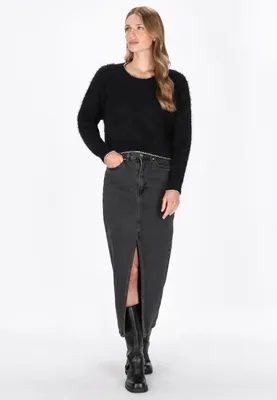 Image de Pull pour femme SAPORTA - noir, taille M/L