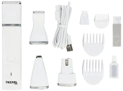 Produktbild von Kerbl Akku-Multitrimmer 4in1 (geeignet für Hunde, Katzen und Kleintiere, 600 mAh