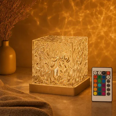 Sterrenprojector mit Nordlicht & Welleneffekt, 16 Farben, 360°, Fernbedienung