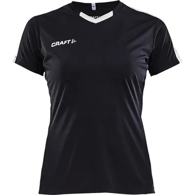 Produktbild von Craft Progress Contrast Trikot Kurzarm Damen - Schwarz / Weiß