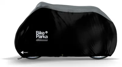 Produktbild von BikeParka Fahrradabdeckung XL Black - robuster Wetterschutz für große Fahrräd....