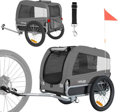 Produktbild von Tiggo VS Pet M Hundefahrradanhänger Hundeanhänger Hundetransporter Fahrradanhänger