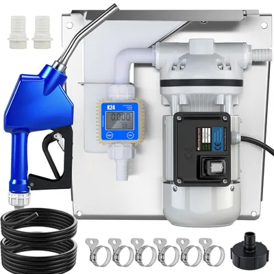 DEF-Transferpumpen-Set, 40 l/min, 230 V, selbstansaugend, mit Durchflussmesser