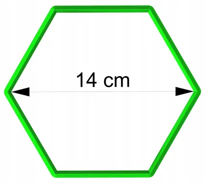 Produktbild von Cookie Master Hexagon Keksform Geometrische Formen 14cm