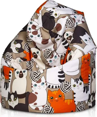 Produktbild von Ecopuf, Sitzkissen L, Sessel Bean Bag, Sitzsack, für Innen und Außen, L