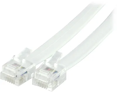 Immagine prodotto di DELTACO cavo modulare RJ12 / 6C, 3 m, bianco