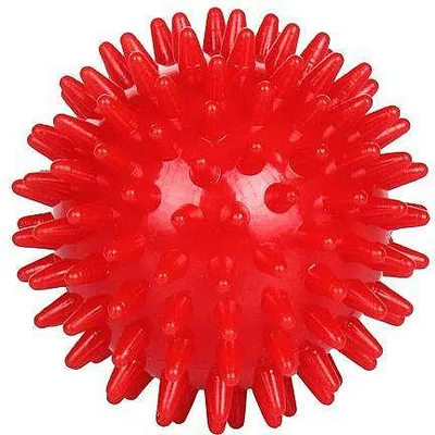 Zdjęcie produktu dla Piłka do masażu Soft 7 czerwona średnica 7 cm
