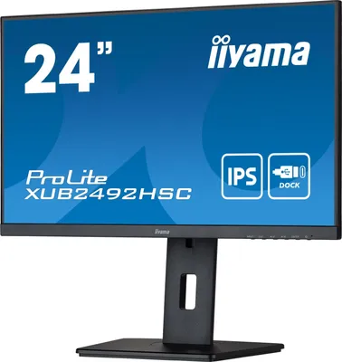 Produktbild von iiyama ProLite XUB2492HSC-B5, 61 cm (24"), 1920 x 1080 Pixel, Full HD, LED, 4 ms, Schwarz