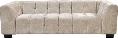 Produktbild von Designer 3-Sitzer Sofa aus Chenille-Stoff "Foch" - Beige