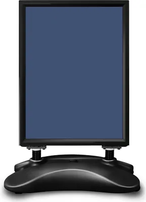 Produktbild von Kundenstopper Hampton Serie / Outdoor Schwarz / Hampton PRO / A1