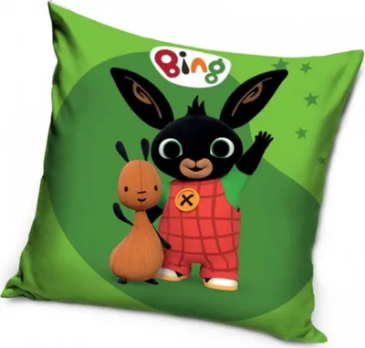 Image de Coussin pour enfant Lapin Bing et Flop 40 x 40 cm