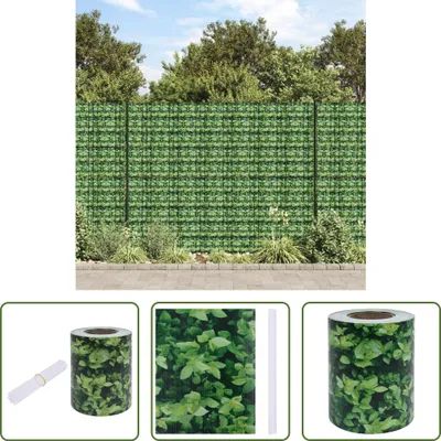 Imagen del producto de The Living Store: Panel divisor para jardín, PVC, 70 x 0,19 m, color verde