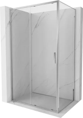 Produktbild von Mexen Exo Duschkabine Schiebetür 155 x 70 cm, transparent, chrom - 8151-155-070-01-00