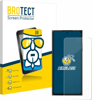 A product shot of a screen protector and its packaging.