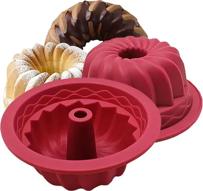 Obrázok produktu pre Silikónová forma na bábovku Ø 23 cm nepriľnavá forma na pečenie koláčov, želatíny, chleba