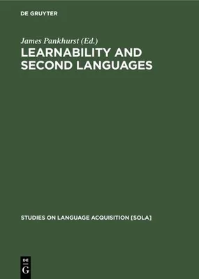 Produktbild von Learnability and second languages