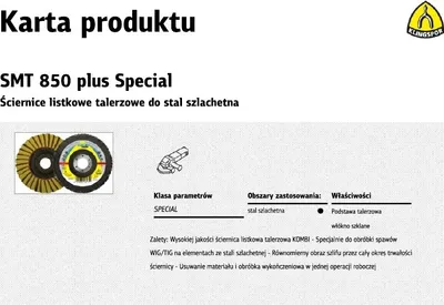 Zdjęcie produktu dla Klingspor Ściernica Listkowa Kombi Smt850 125Mm Very Fine