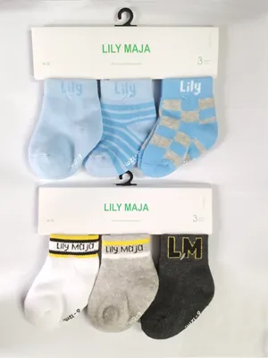 Produktbild von MEGAGROUP 6 Paar Babysocken Baumwolle Söckchen für Babys Kleinkinder 6 bis 12 Monate