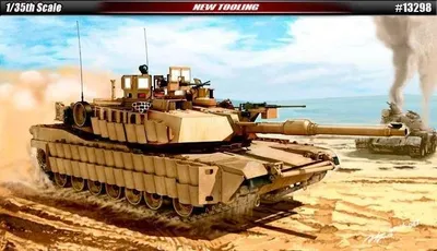 Productafbeelding van Modelbouwpakket: Amerikaanse M1A2 TUSK II tank (1:35 schaal)