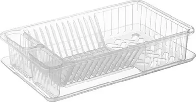 Obrázek produktu pro odkapávač 27x45x10cm velký na nádobí, transpar.plast_EXTPLASTIMEX