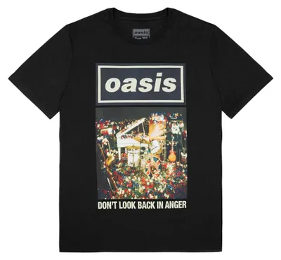 Produktbild von Oasis - "Don´t Look Back In Anger" T-Shirt für Herren/Damen Uni RO17480 (XL) (Schwarz)