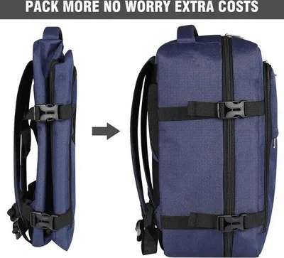 Productafbeelding van Famanu handtas rugzak voor Ryanair - 40 x 20 x 25 cm, blauw